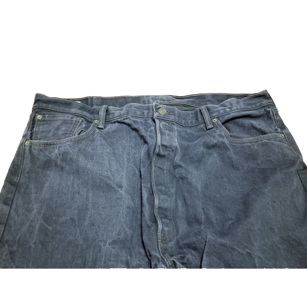 Levi's 501 XX Jeans Men Size 46x32 Indigo Blue Wash Button Fly Marbling (43x30)
